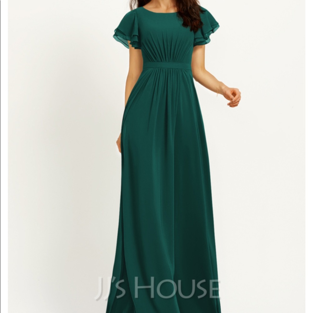JJ’s House Dark Green Bridesmaid Dress